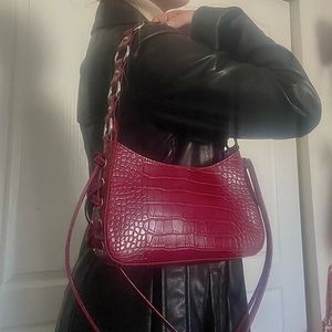 Red Shoulder Bag from Urban Outfitters